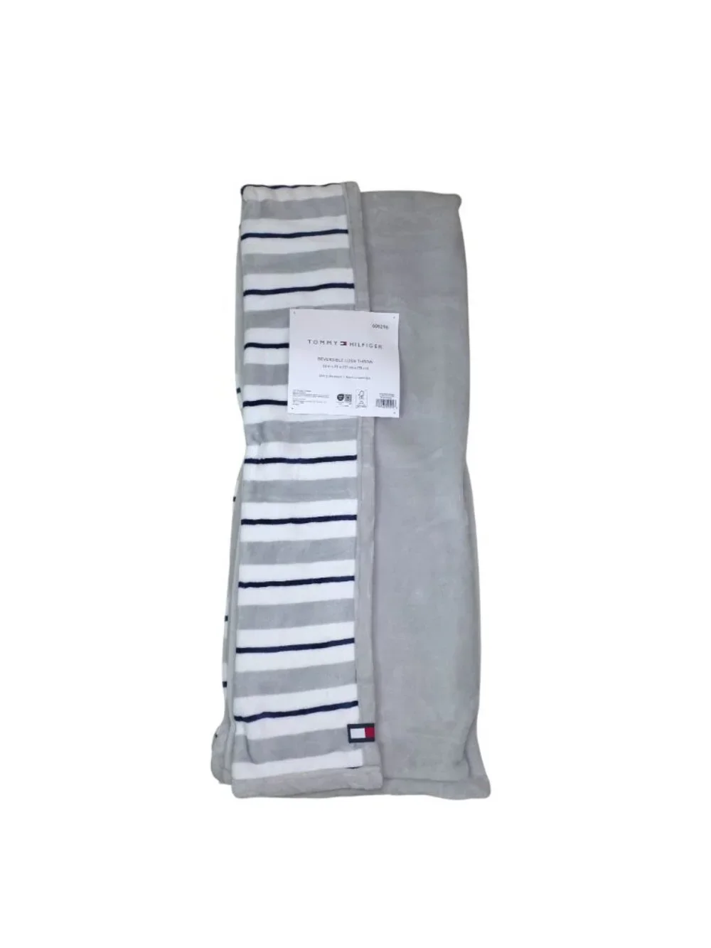 Tommy Hilfiger Reversible Lush Throw Blanket 50